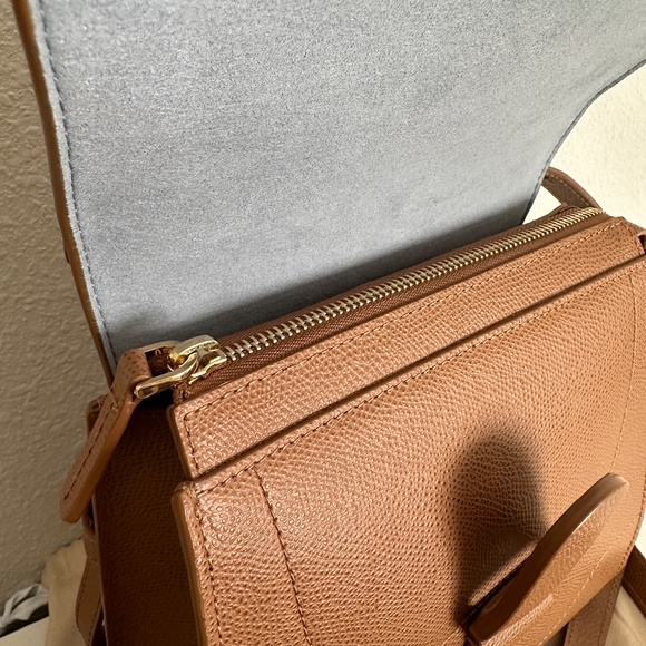 SOLD Senreve Alunna Bag + Statement Strap | Chestnut Pebbled leather - Picture 7 of 9